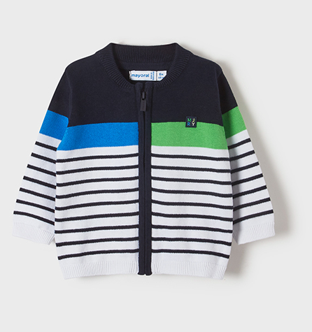 Striped Knit Sweater | 1357