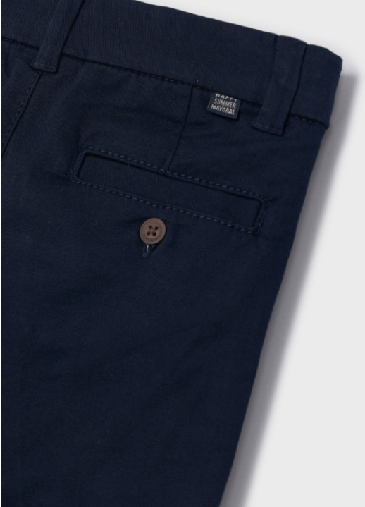 Basic Chino Navy Twill Shorts | 207