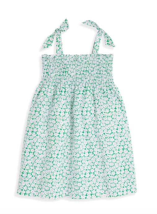 Layla Dress | Green Daisy