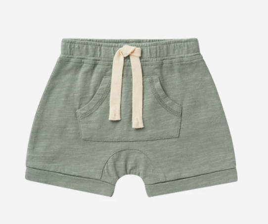 Front Pouch Short | Aqua