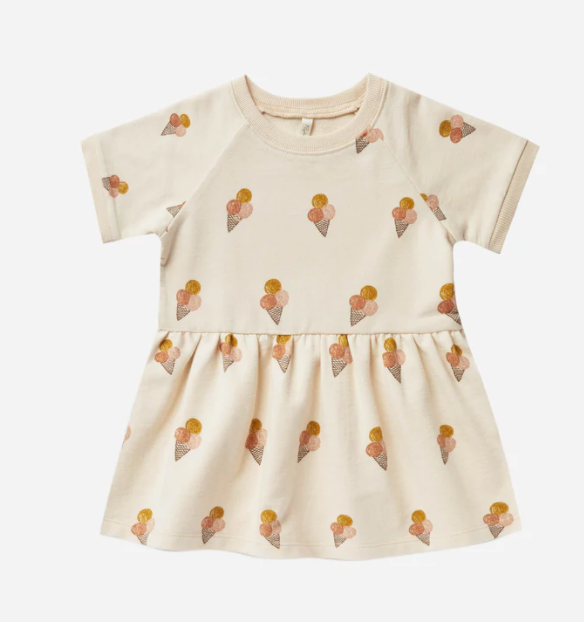Raglan Dress | Ice Cream