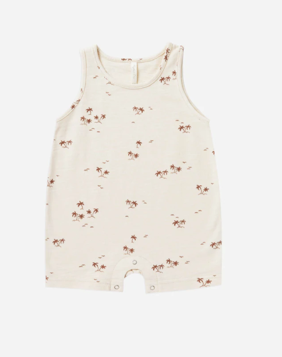 Sleeveless Romper | Palms