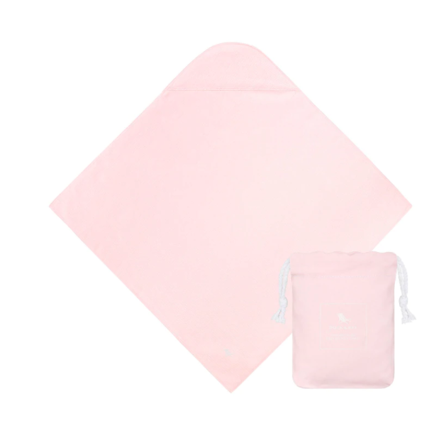 Peekaboo Pink Hooded Baby Towel