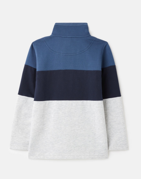 Colorblock Dale 1/2 Zip Sweatshirt | Blue and Gray