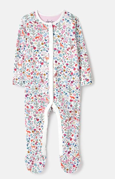 Razmataz Babygrow | White Ditsy