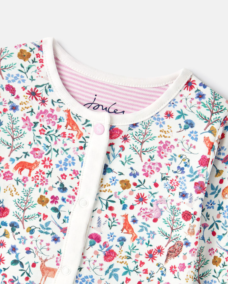 Razmataz Babygrow | White Ditsy