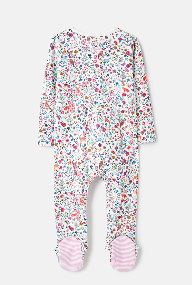 Razmataz Babygrow | White Ditsy