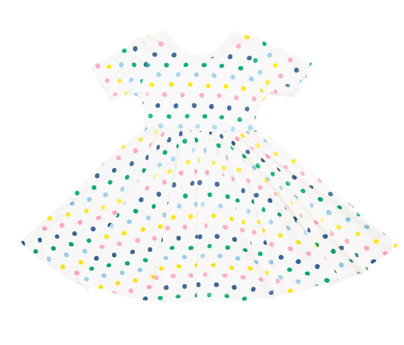 Twirl Dress | Spring Polka Dot
