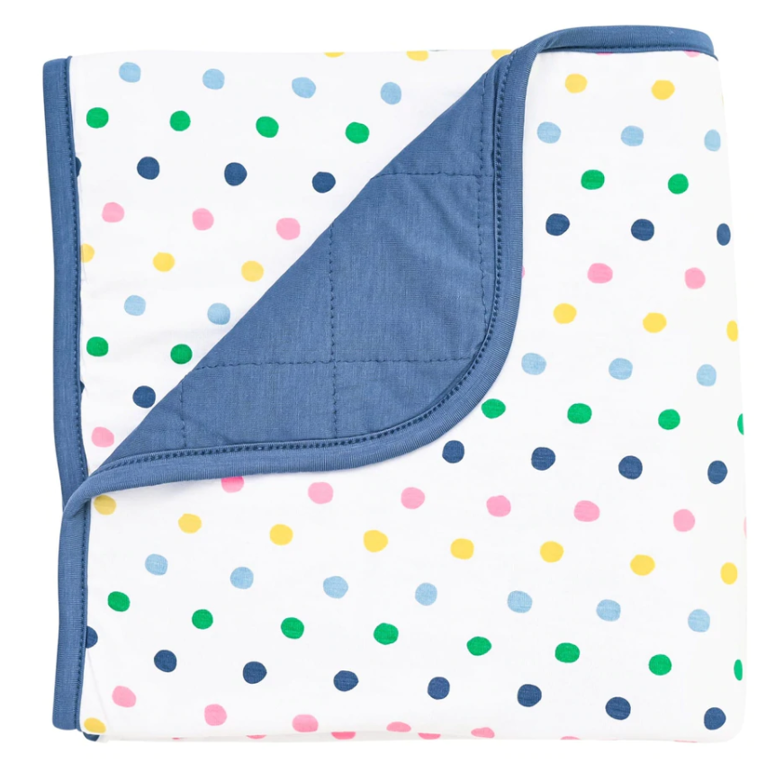 Kyte Printed Baby Blanket (1.0 TOG)  | Spring Polka Dot