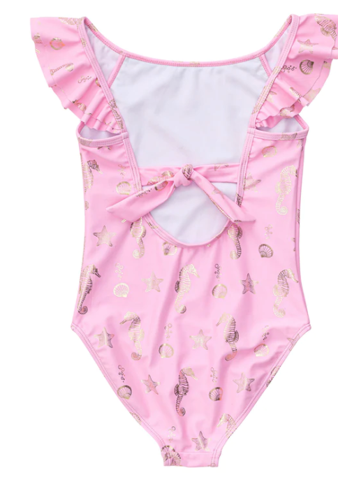 Seahorse Sparkle Flutter Swimsuit