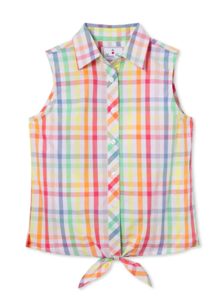 Skylar Top | Sunshine Gingham