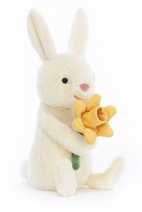 Bobbi Bunny with Daffodil