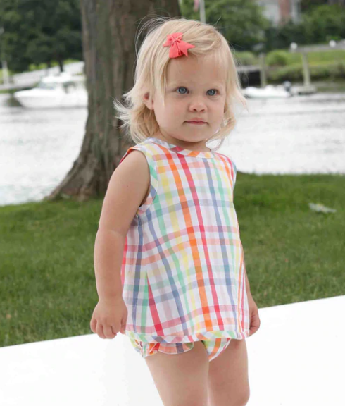 Poppy Dress Bloomer Set | Sunshine Gingham