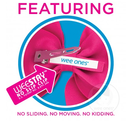 Medium Organza Overlay Bow | Powder Pink