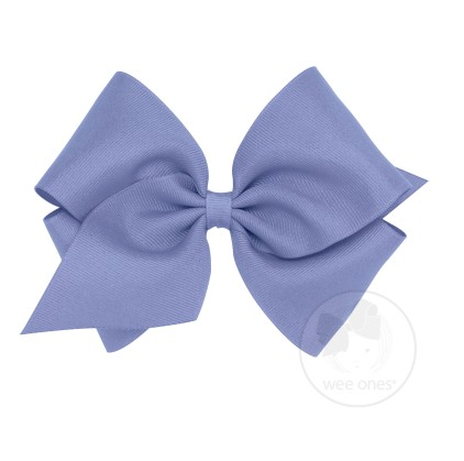 Mini King Grosgrain Bow | Bluebird