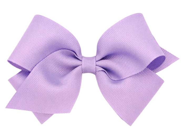 Medium Classic Grosgrain Hair Bow | Light Orchid