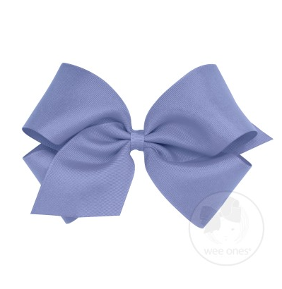 Medium Classic Grosgrain Hair Bow | Bluebird