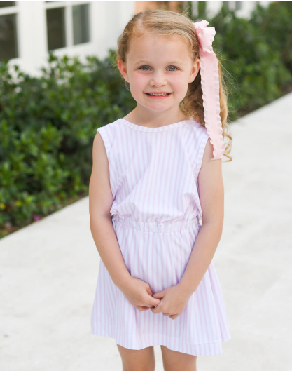 Kristin Knot Dress | Simply Sweet Knit Pink Stripe