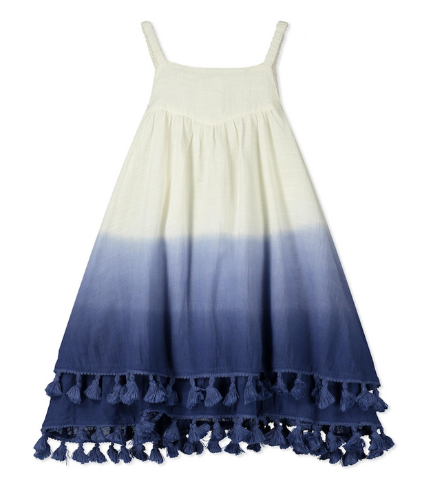 Jodhpur Ombre Dress with Tassels