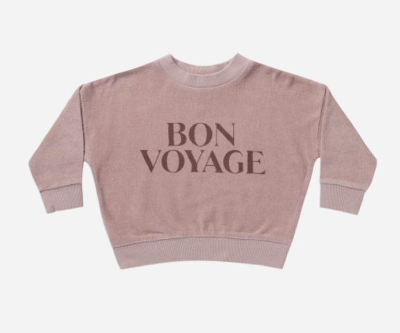 Bon Voyage Terry Crewneck