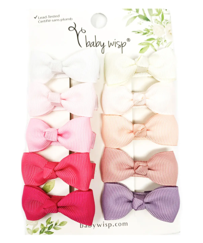 Diya Bows Pinch Alligator Clips | Light