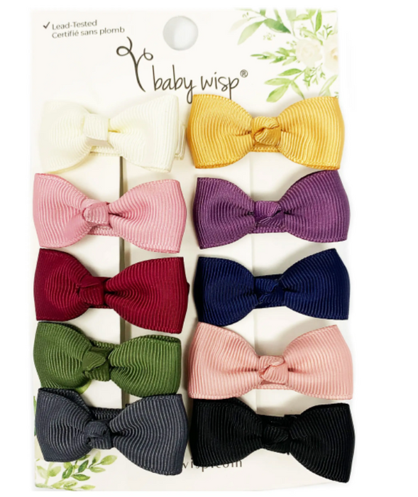 Diya Bows Pinch Alligator Clips | Warm