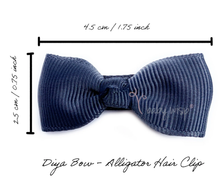 Diya Bows Pinch Alligator Clips | Warm