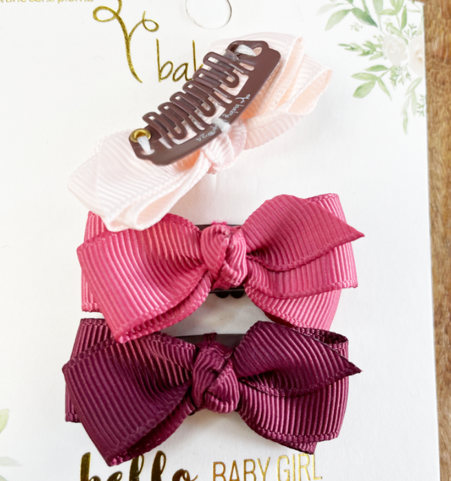 Aiyanna Boutique Wisp Clip Bows | Sonnet