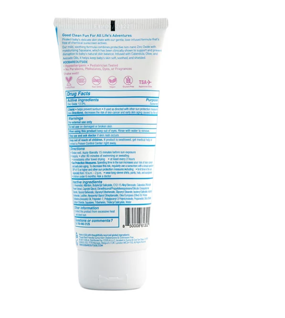 Baby Bare Sunscreen Lotion SPF50