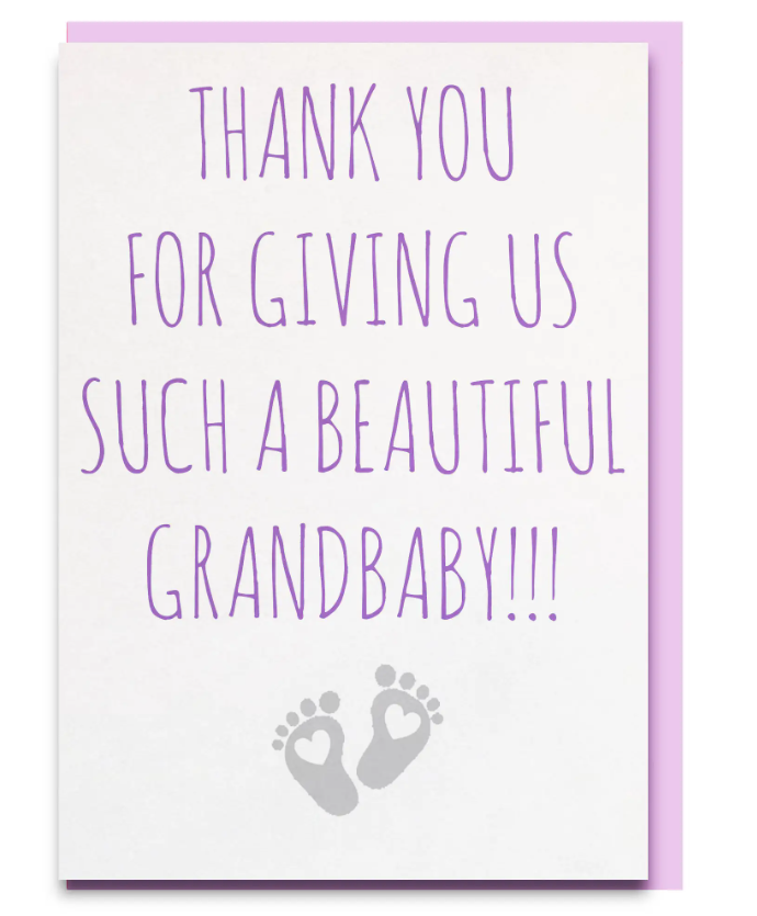Grand Baby Thank You