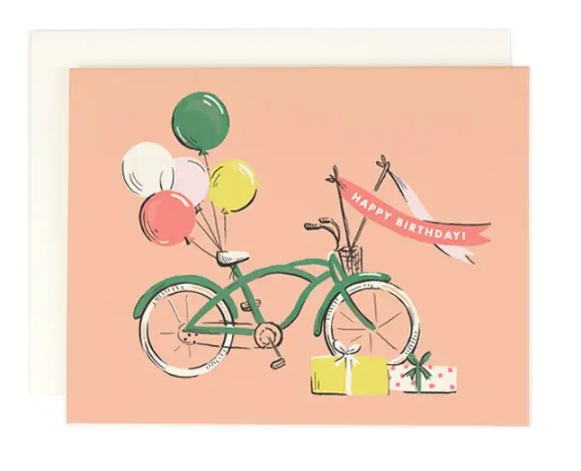 Bicycle Birthday Card