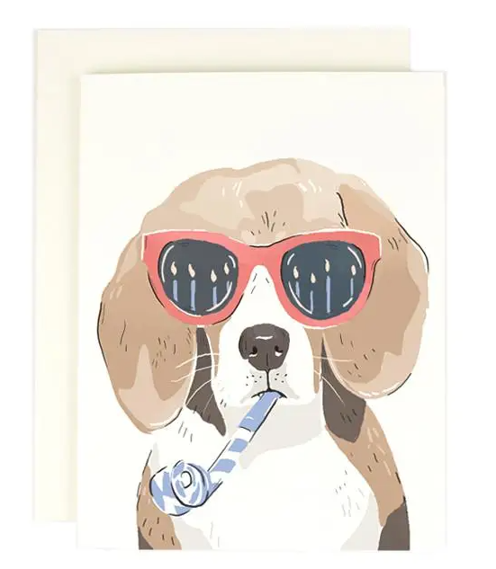 Beagle Birthday Card