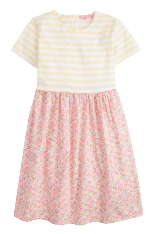 Rosie Dress | Pink Tulips