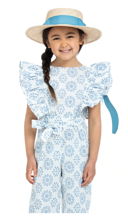 Sadie Jumpsuit | Blue Allium