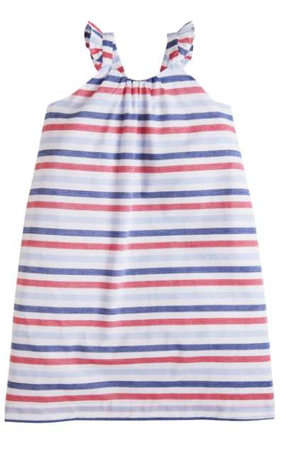 Sunny Dress | Patriotic Stripe