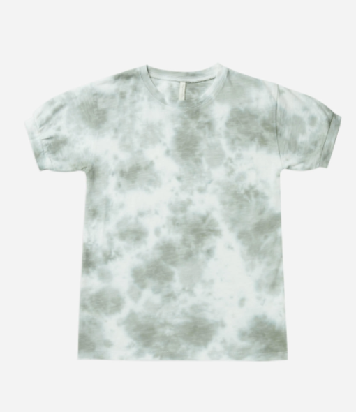 Jeersey Shirt Dress | Aqua Tie Dye