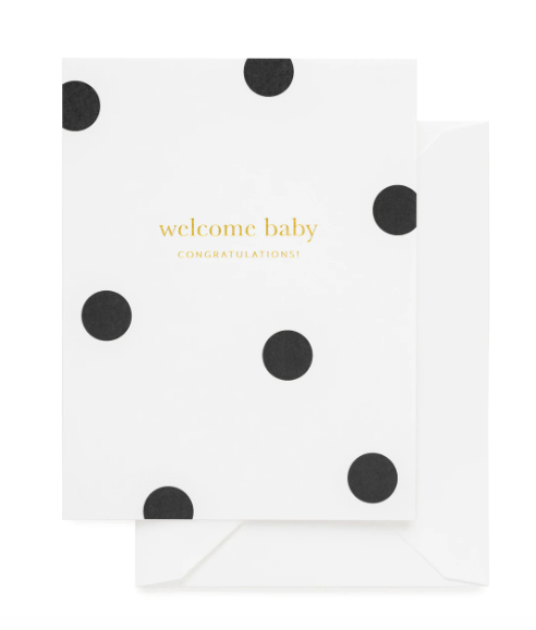 Welcome Baby Congrats Card