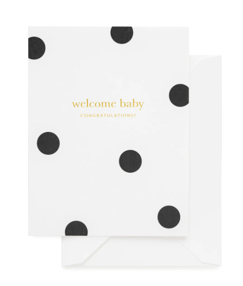 Welcome Baby Dots