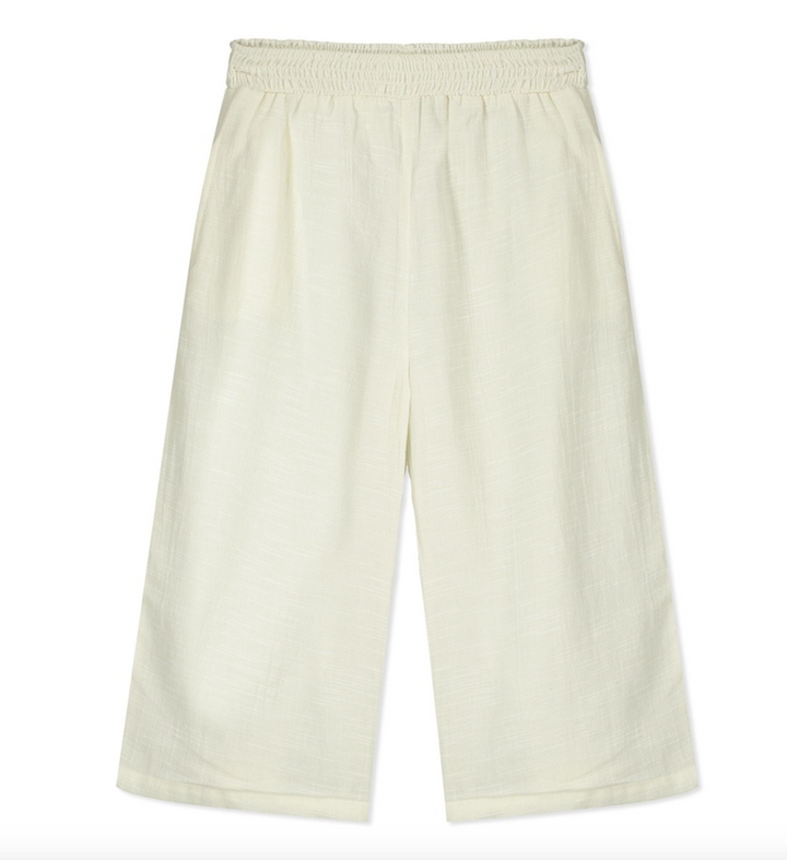 Santorini Woven Pant | White