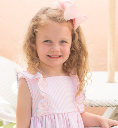 Sadie Dress | Pink Stripe