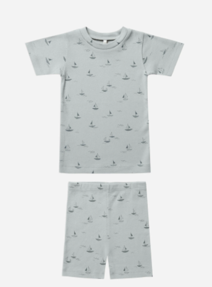 Summer Pajama Set | Sailboats