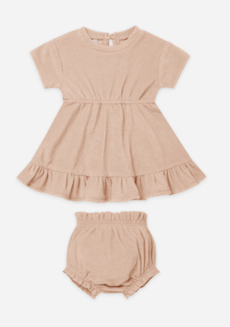 Terry Dress Set | Blush