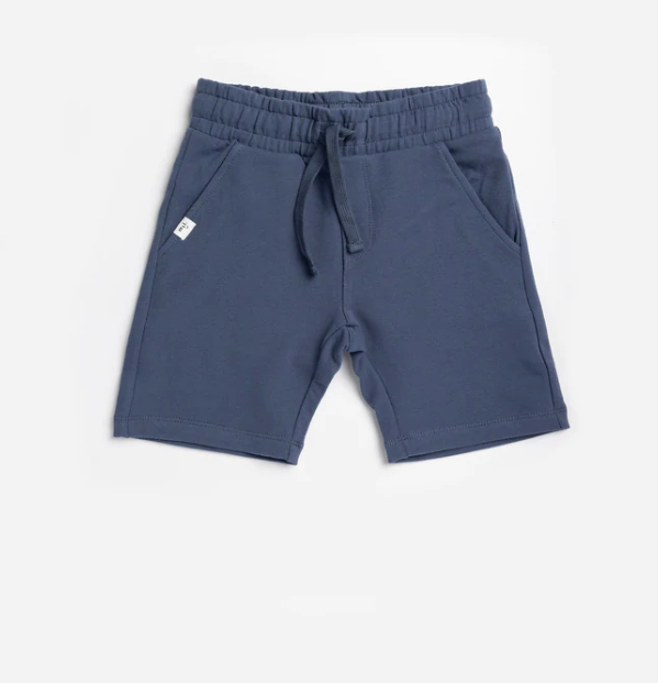 Dusty Blue Miles Basics Knit Short