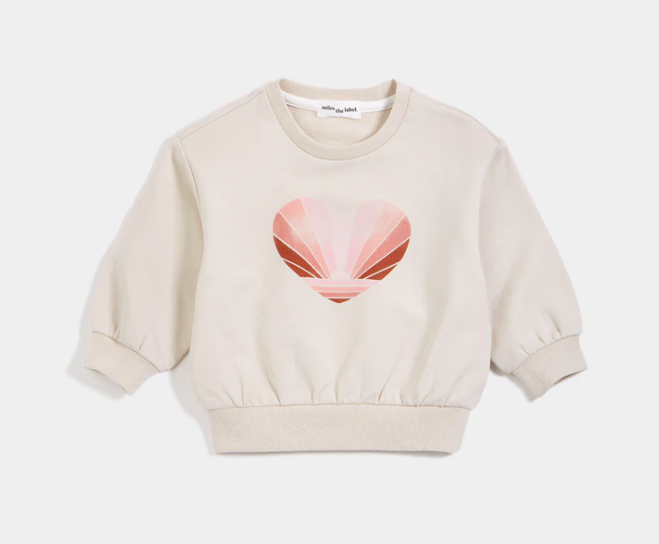 Sunrise Love Heart Baby Sweatshirt