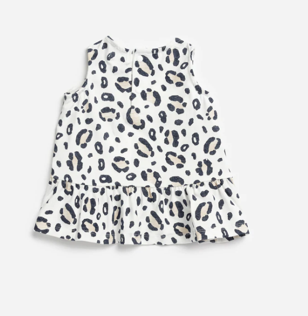 Cheetah Print Sleeveless Top