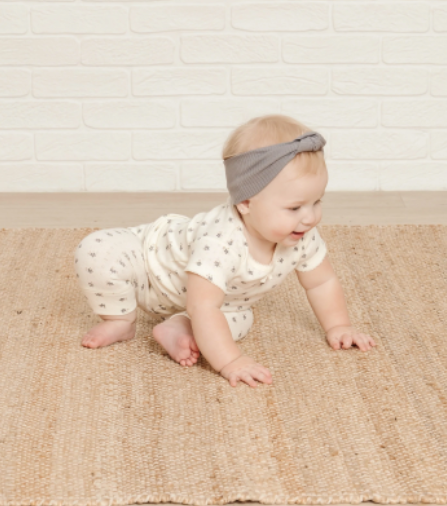 Pointelle Legging | Ivory Ditsy