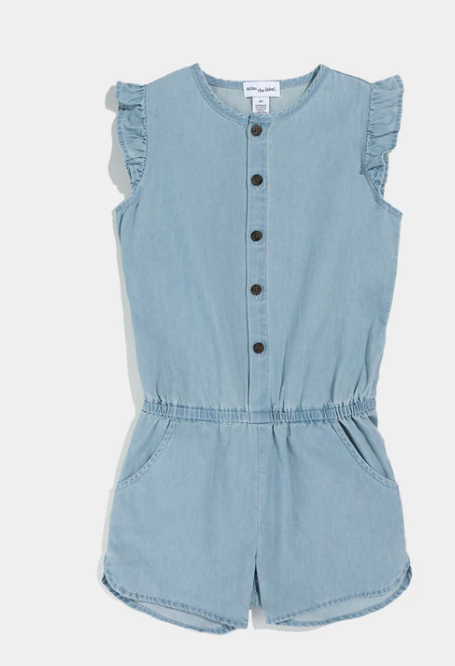 Chambray Romper