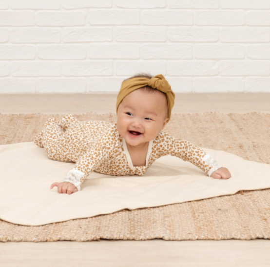 Bamboo Zip Footie | Cheetah