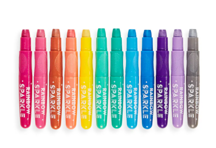 Rainbow Sparkle Metallic Gel Crayons