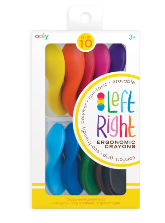 Left & Right Crayons
